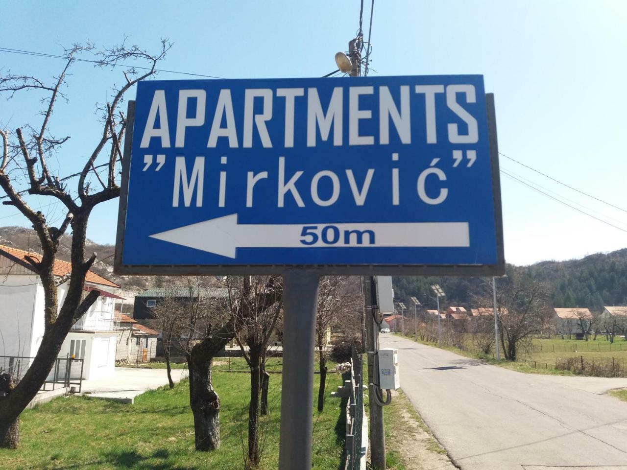 Apartments Mirkovic Cetinje Esterno foto